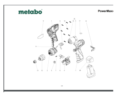 Корпус шуруповерта metabo 316054770